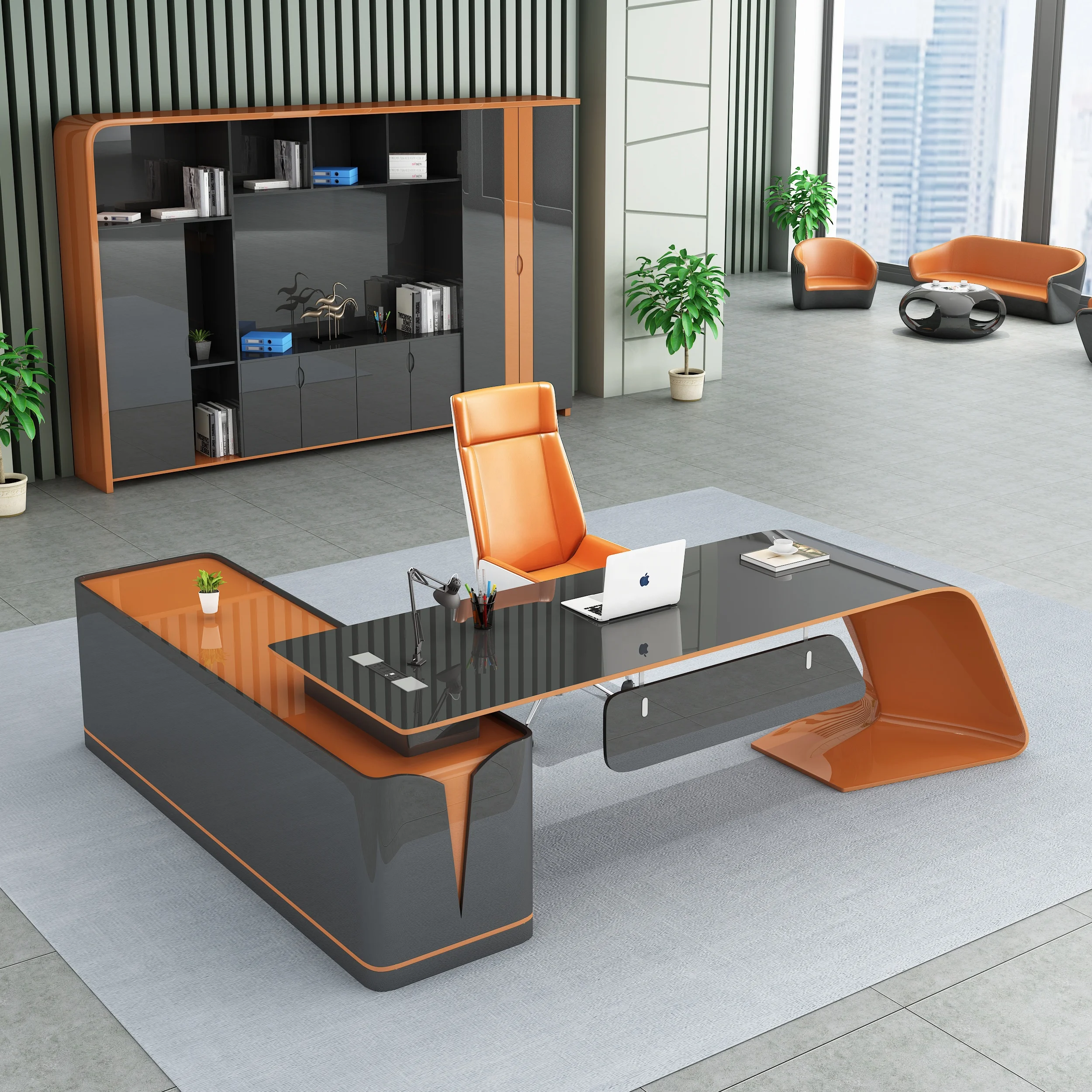 Escritorio De Oficina Mdf Luxury Executive Office Desk Set Office Table Ceo  Office Furniture Commercial Furniture Schreibtisch - Buy Commercial  Furniture,Office Furniture,Office Desk Product on 
