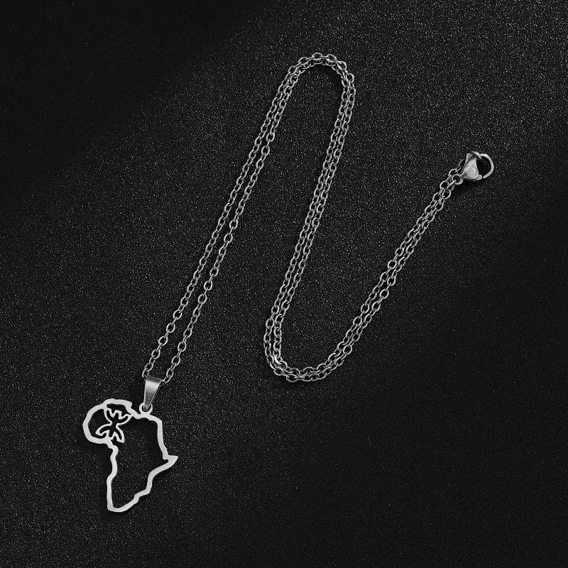 Custom Map Necklace