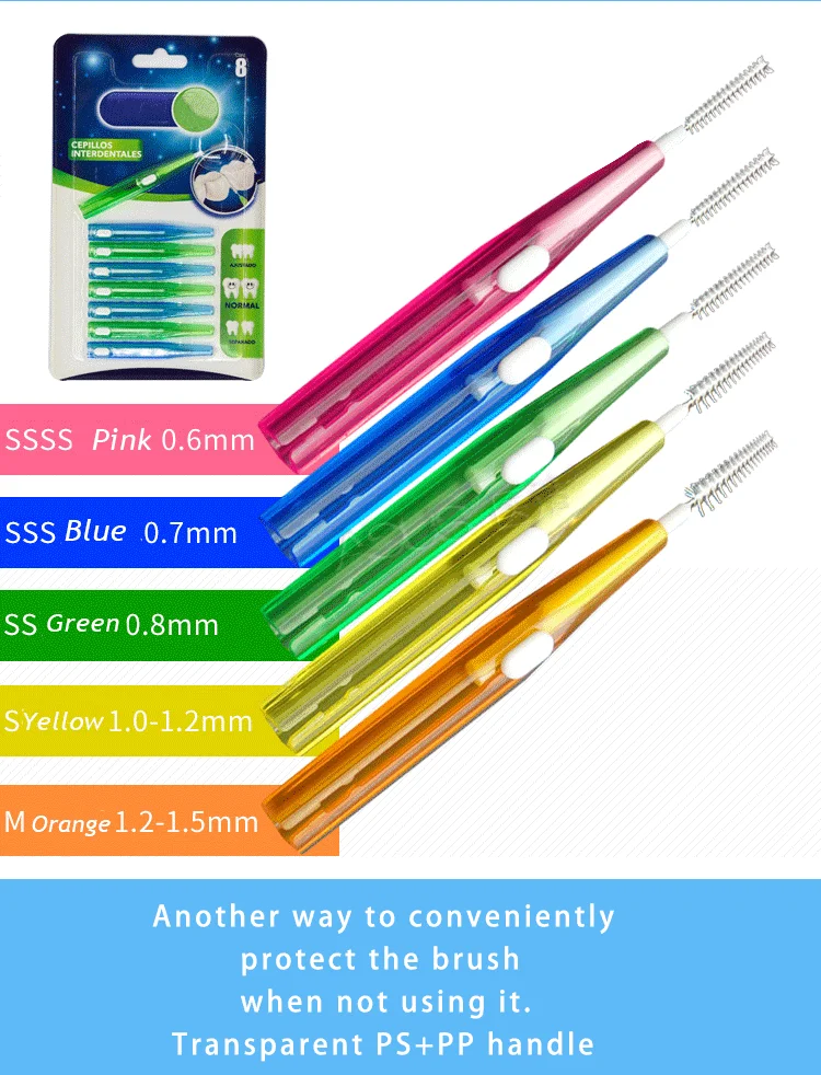Biodegradable Interdental Bamboo Dental Interdental Brushes Low Moq