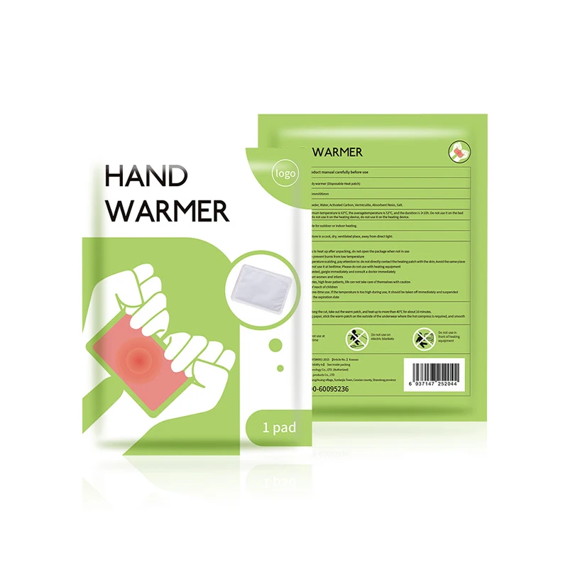Safe Disposable Pocket Self-Heating Heat Packs Odorless Air Activated Hand Warmer Patch for Winter Natural Thermal Equipment