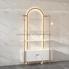 Oro lucido + bianco (con luce) L120*L30*H220CM