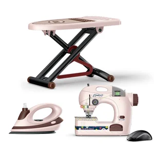 Electric Kids Appliance Toy Iron Set Sound and Light Plastic Kids Pretend Play Toy