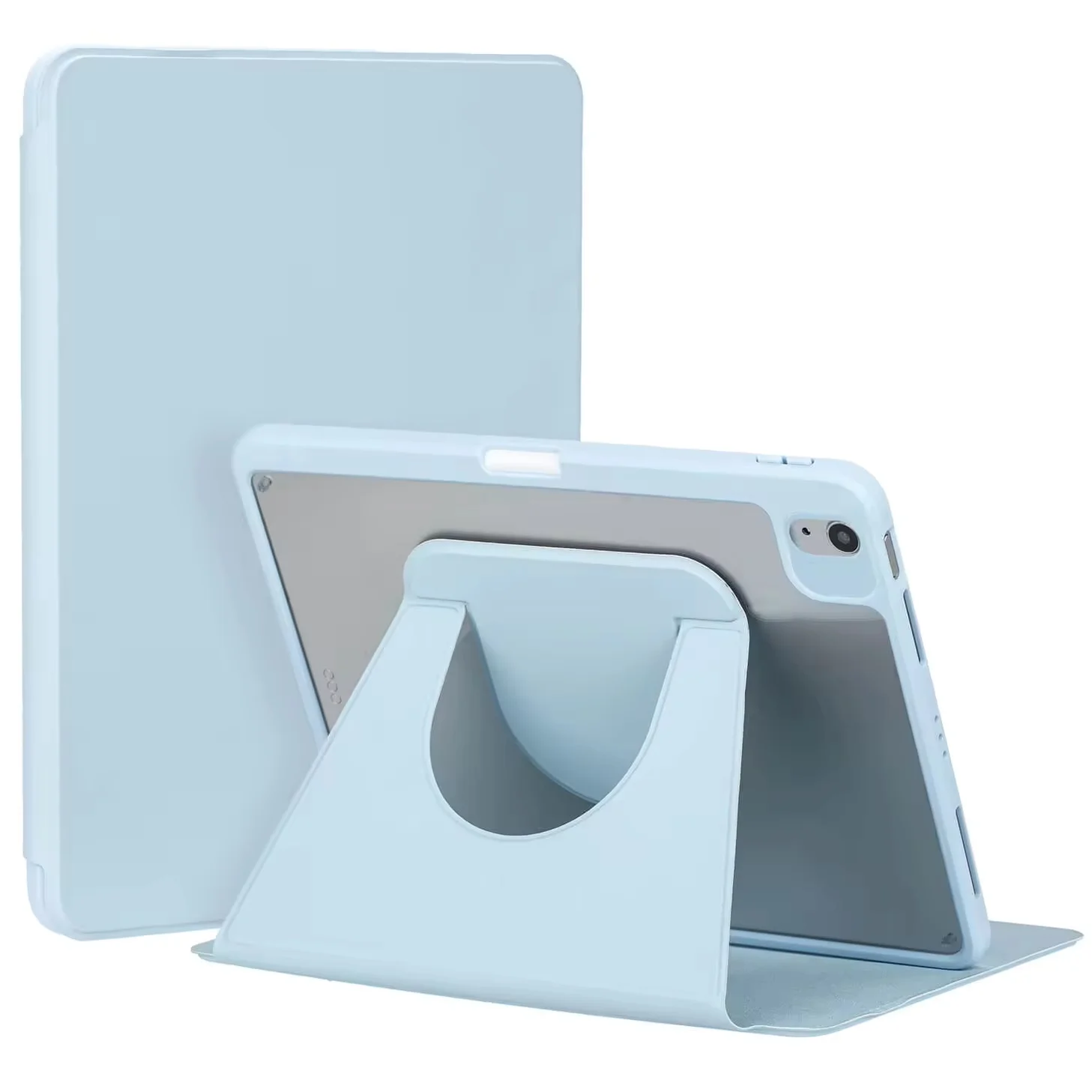 product customizable 360 degree rotating three fold acrylic and plastic made with pu by business type for ipad 11 generation table case-7