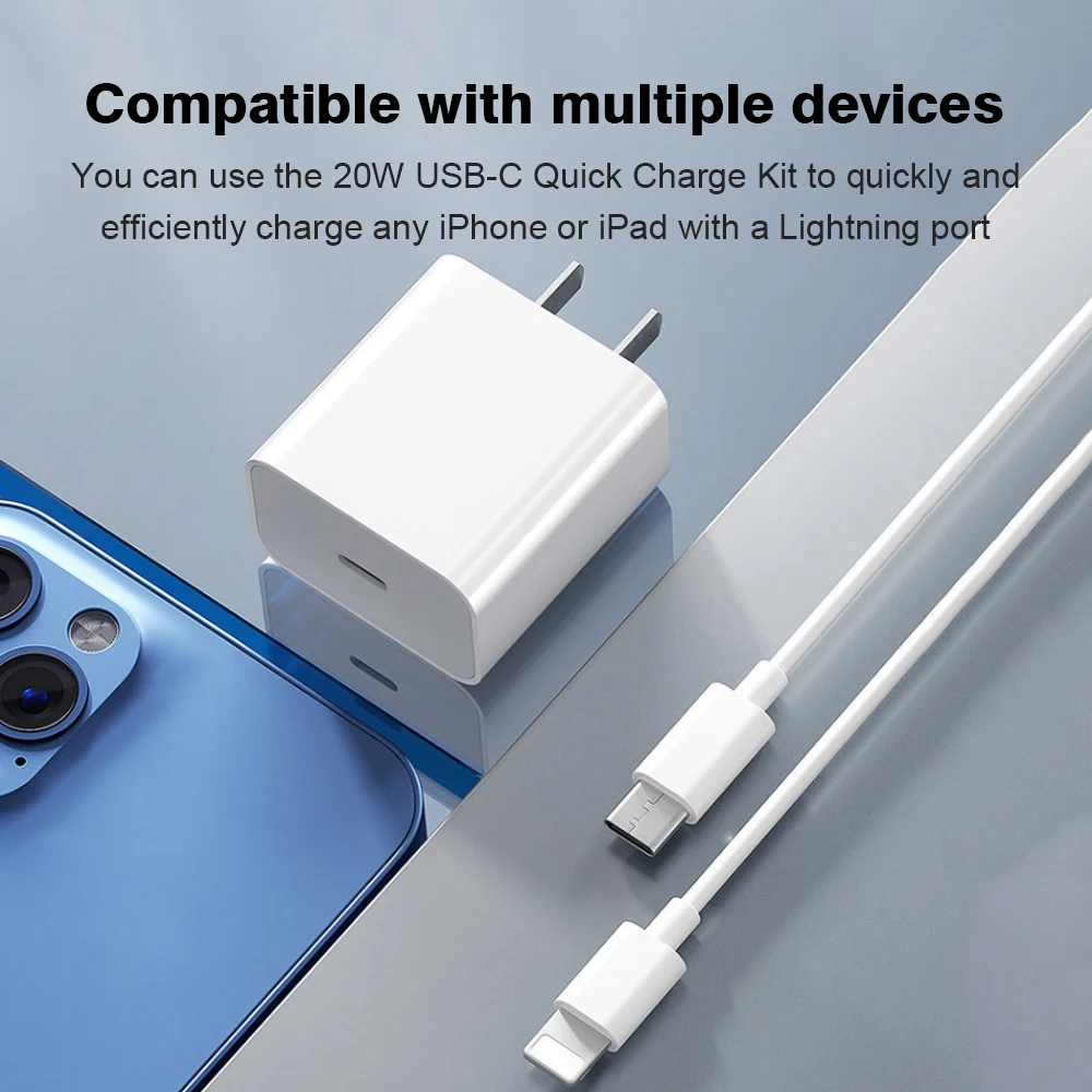 Pd 20w Usb Type C Power Adapter Wall Fast Charger Mobile Phone Charger For Iphone 13 14 15 Pro 5016