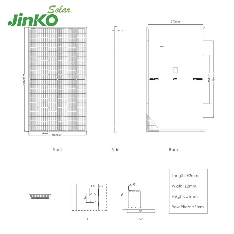 Jinko 430W Solar Panels - High Efficiency Mono-crystalline