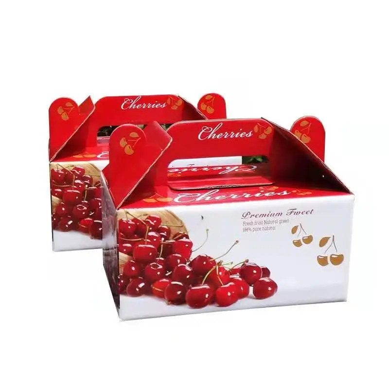 Red Fruit Cartons with Different Sizes of Gift  Packaging Cartons