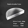 lente semicircular