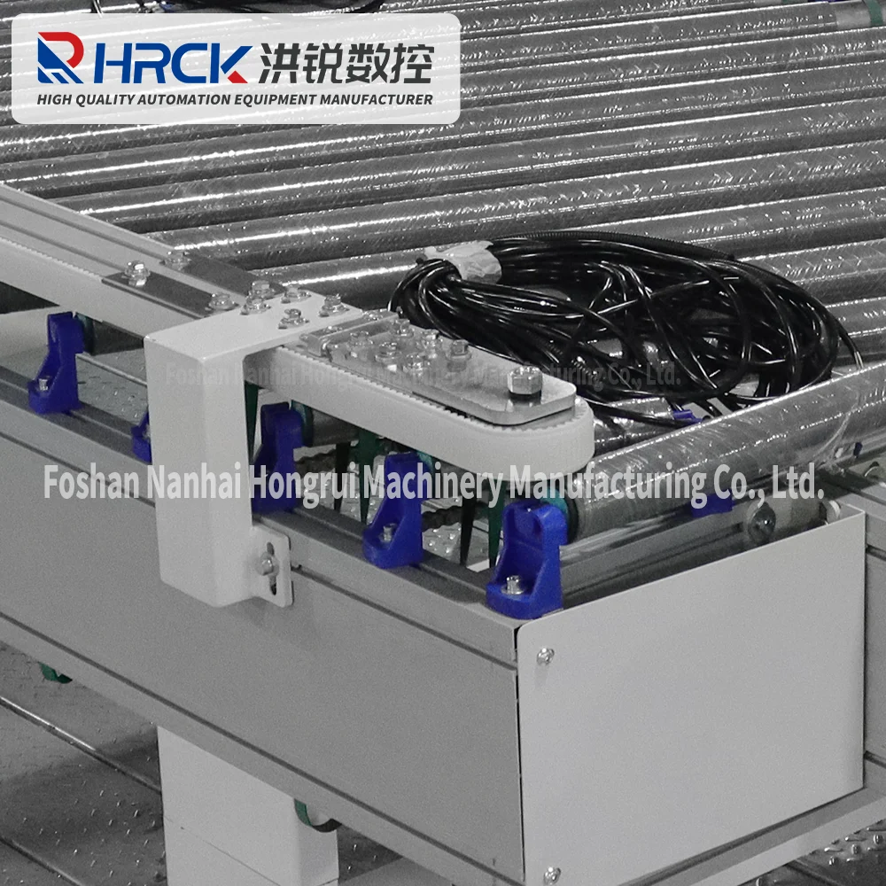 Hongrui Flexible Double Row Oblique Roller Automatic Conveyor Oblique Roller Conveyor for Feeding OEM