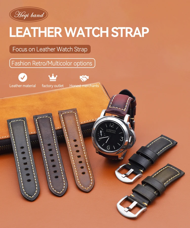 Wholesale Hot Designer Faux Leather 16 mm Replacement Watch Strap T0120049_K0018834