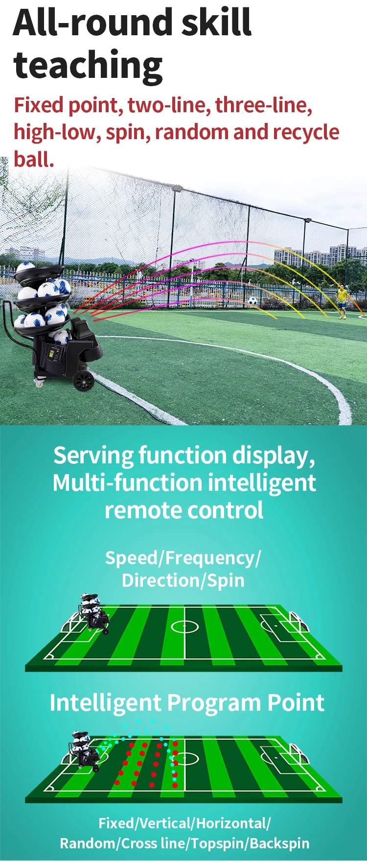 Smart Siboasi Solo Training Soccer Ball Launcher Football Shooting