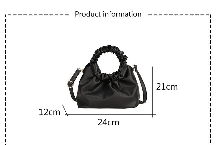2021 Spring And Summer New Folds Crossbody Bag Mini Cloud Bag Women ...