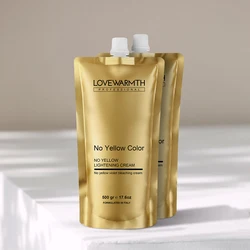 Профессиональный теперь желтый Осветляющий крем, не вредный, 500 г, удаление краски для волос