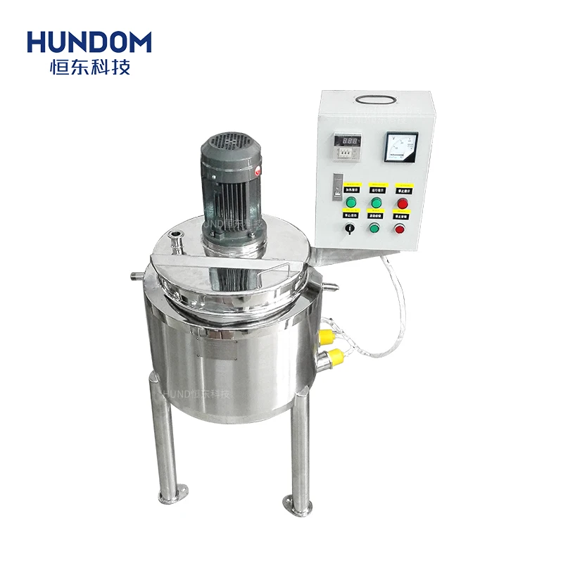 100L Heating Dissolving Sugar Syrup Melting Mix Gummy Making Mixing tank with Agitator