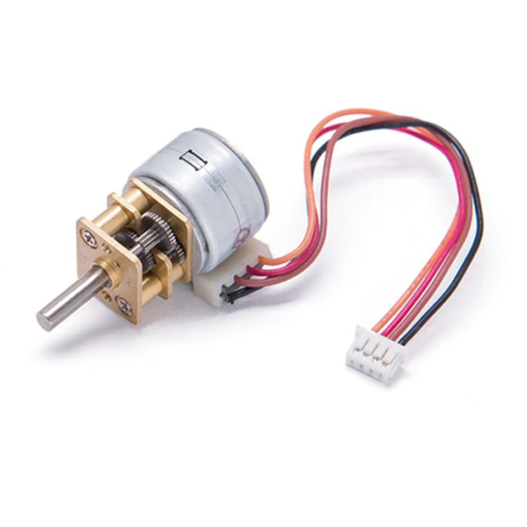 High torque 9v stepper motor with 15mm gearbox for security camera system