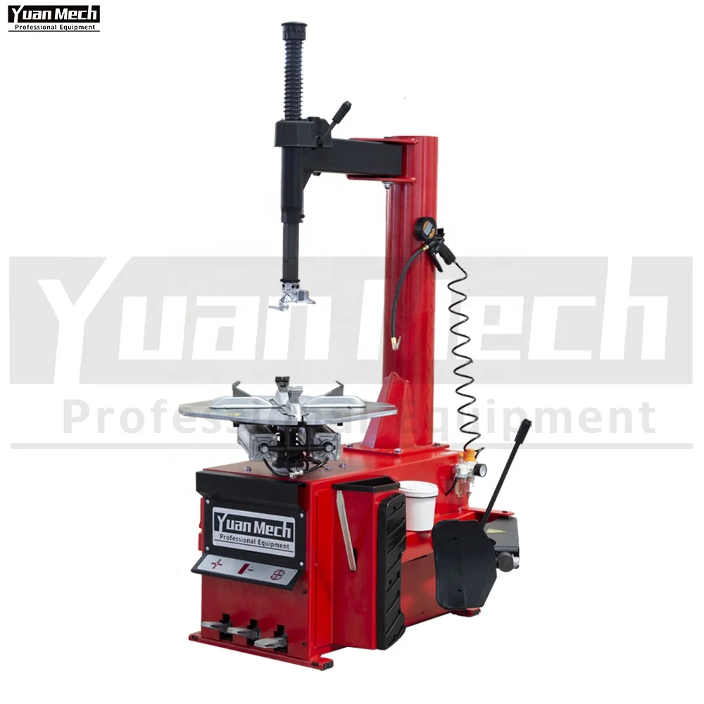 YuanMech C955 Cheap and Semi Automatic and Pneumatic Swing Arm 10-22" Tire Changer Machine