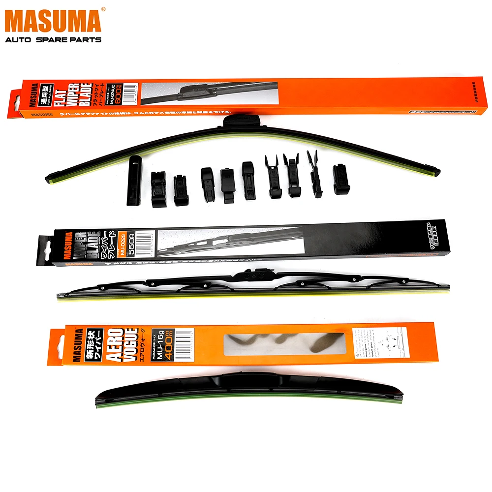 MU-26g Masuma 26inch 650mm Automatic car parts Hybrid Wiper Blade バギーフレア極太マルチカラーパンツ古着パッチワークリメイク
