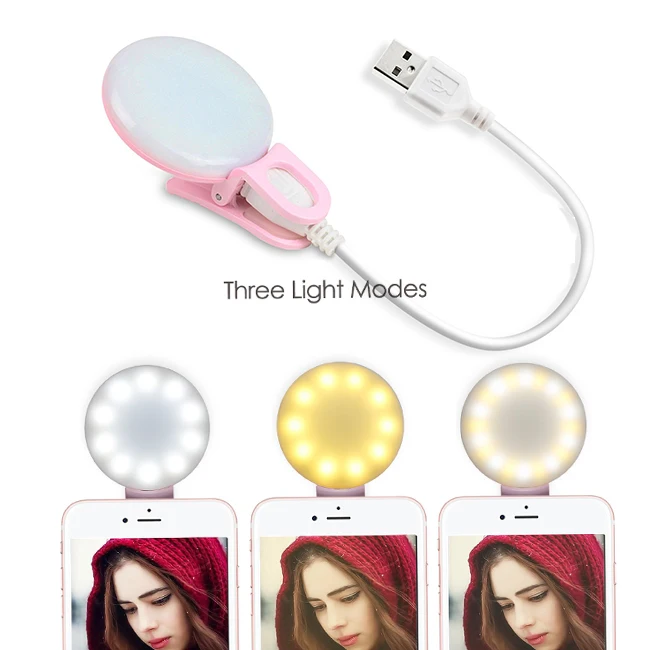 Portable Rechargeable MINI Smartphone Selfie LED Fill Light