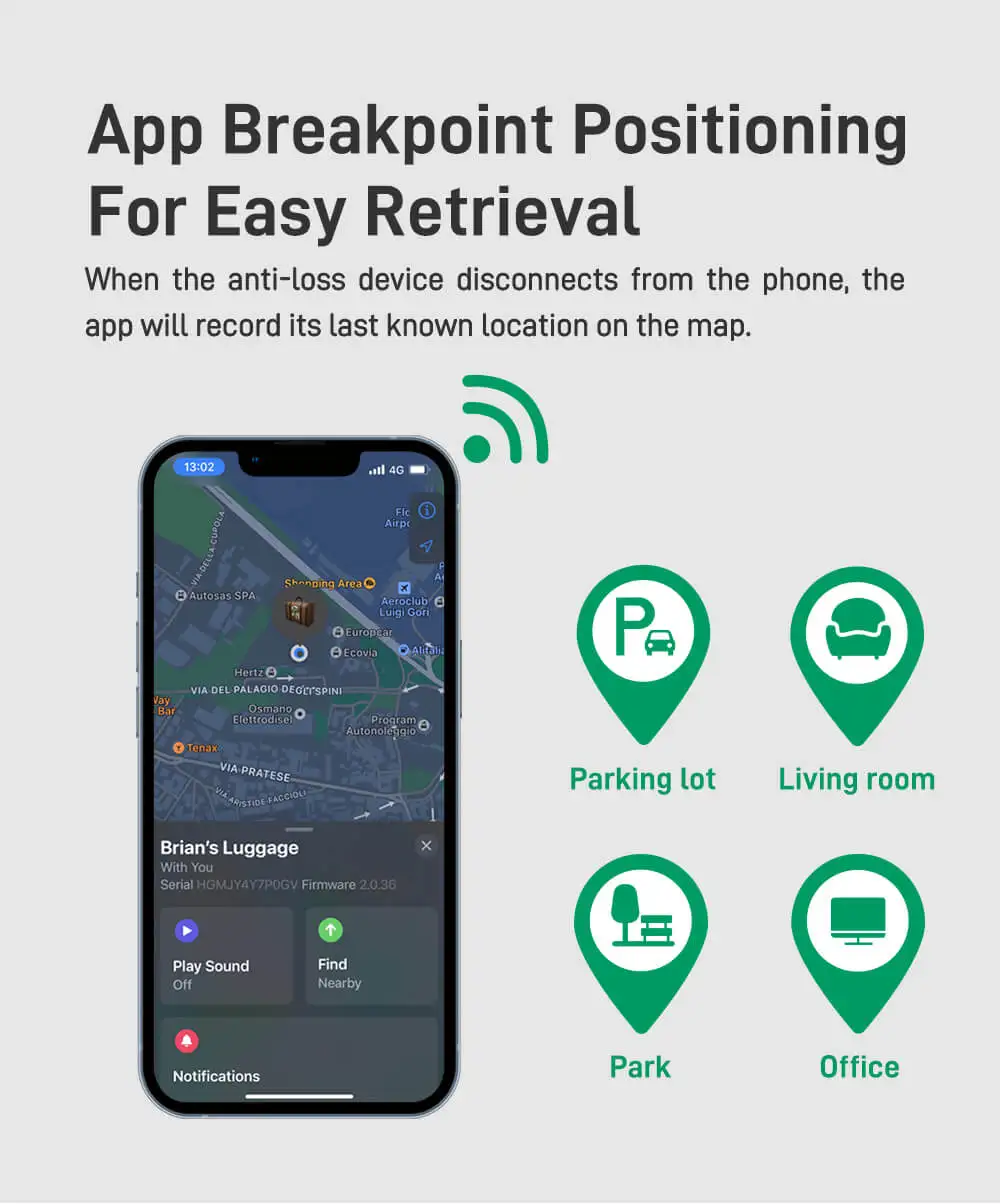 Custom Logo Printing Apples Air Tag Key Finder Locator Whistle Gps