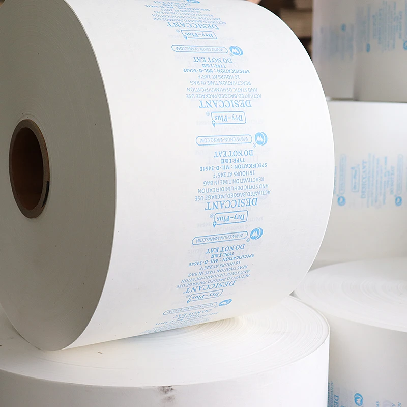 Factory Price Tymek Paper for Desiccant Packing Desiccant Paper Rolls