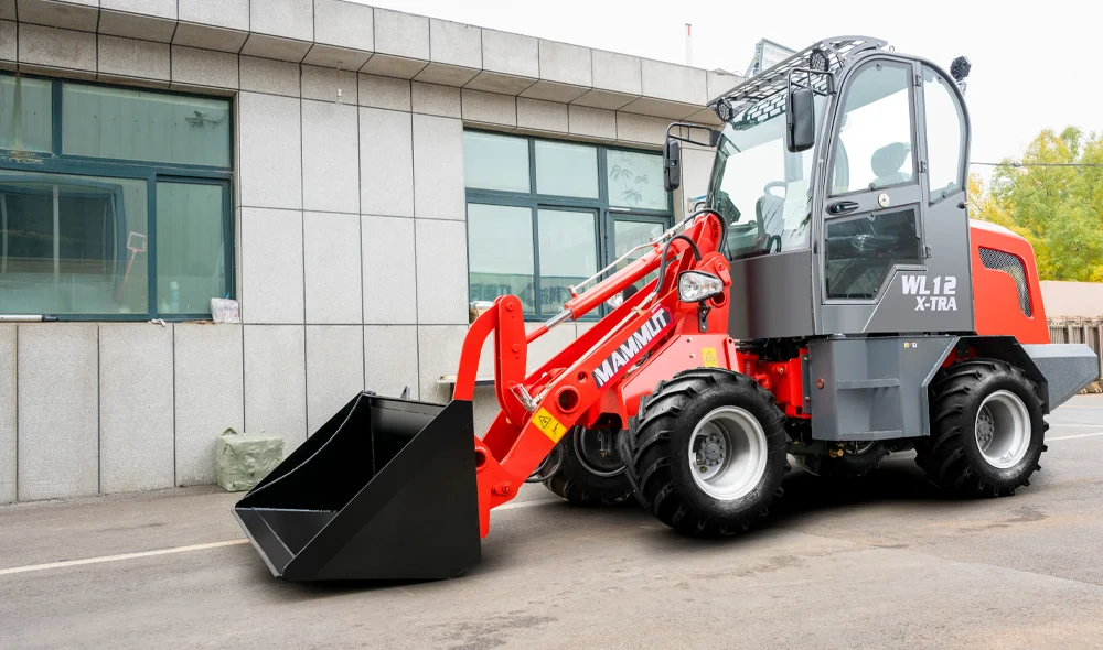 Wheel Loader Manufacturer Mammut WL12 1 Ton Mini Small Front End Articulated Mini Wheel Loader