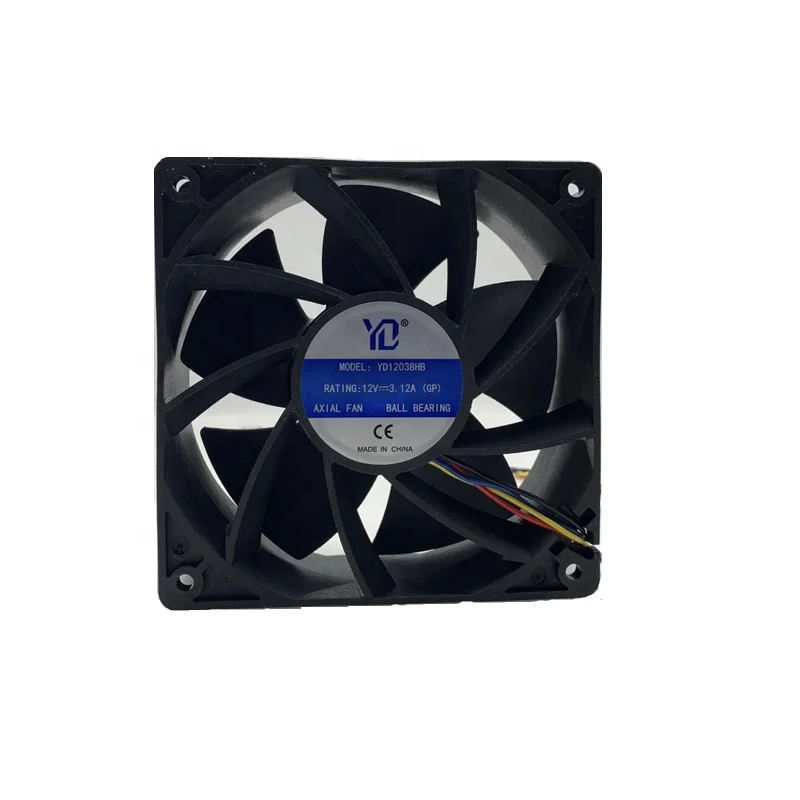 NTE DC Cooling Fan 120x120x38mm  Model:RDH1238B1    NTE# 77-12038D12 C38