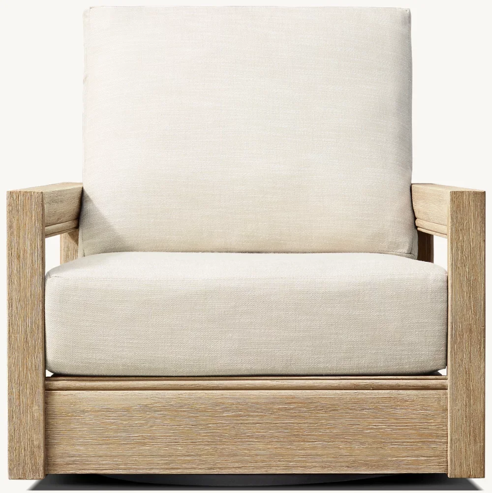 Natural Teak Wood Sofa Modern Luxury Outdoor Chairs Garden Patio