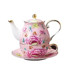 Good-looking Bone China Scented Teapot with Teacup One Person Suit High Quality Distinguished Women Send Gift Present