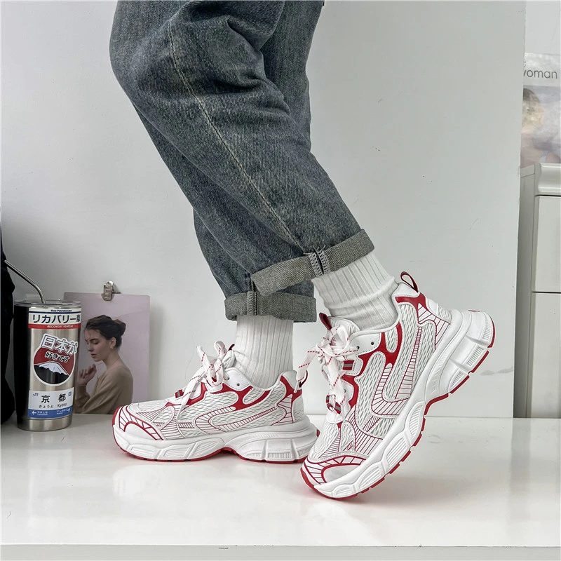 2023 New Spring and Summer Running Shoes All Casual Small White Shoes Platform Shoes