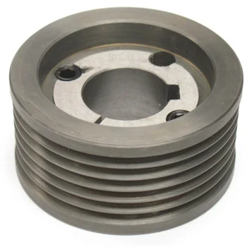 Customized Mild Steel Smooth Finish V-groove pulley Factory Supply