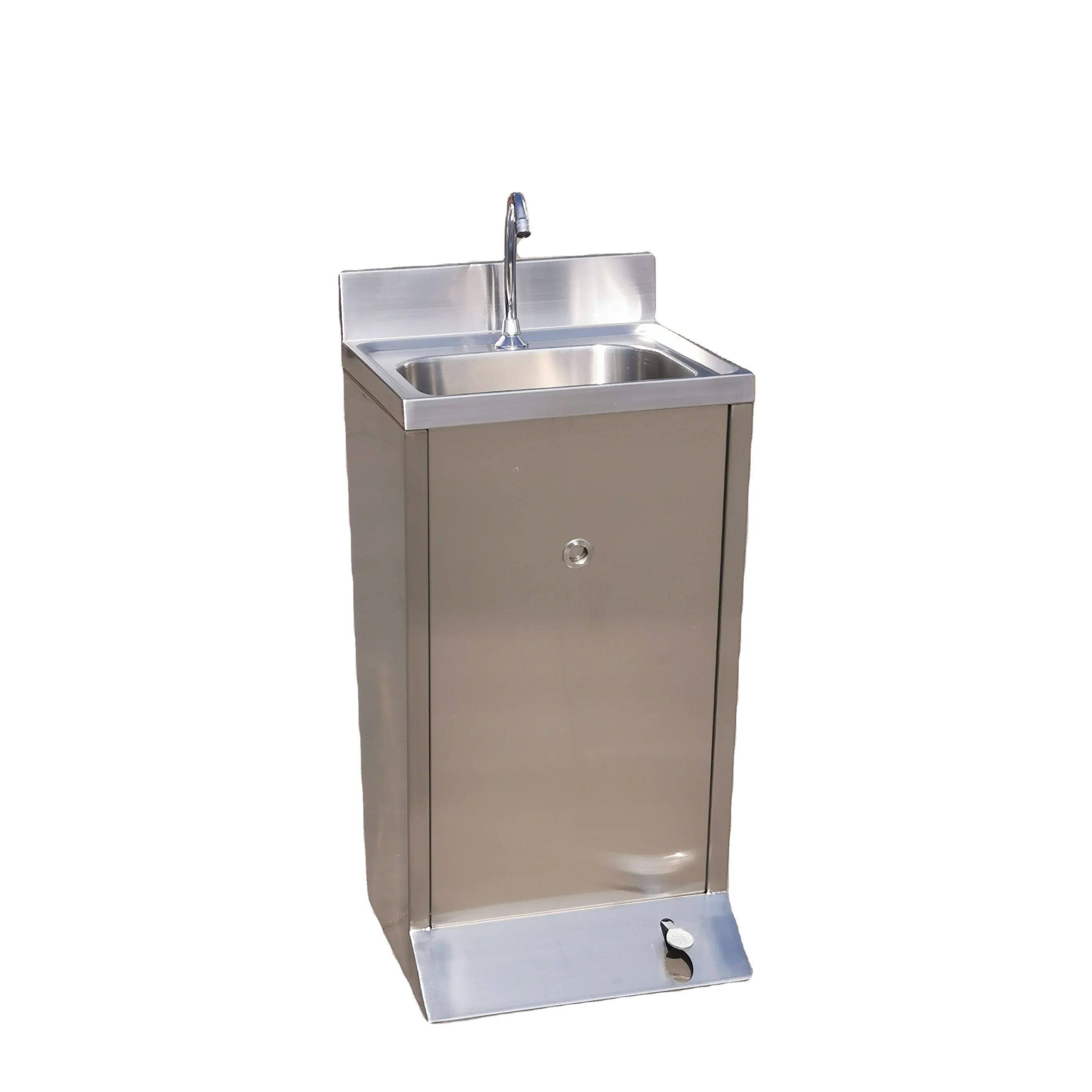 hospital medical equipment custom size stainless steel hand wash basin with cabinet