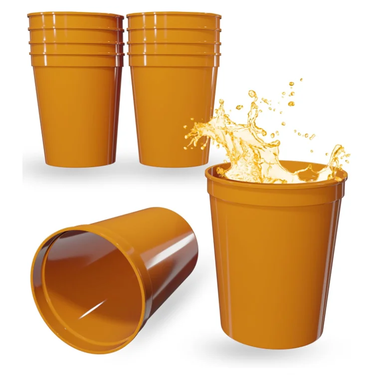 12 oz reusable plastic cups with lids 12 Oz. Black Plastic Cups