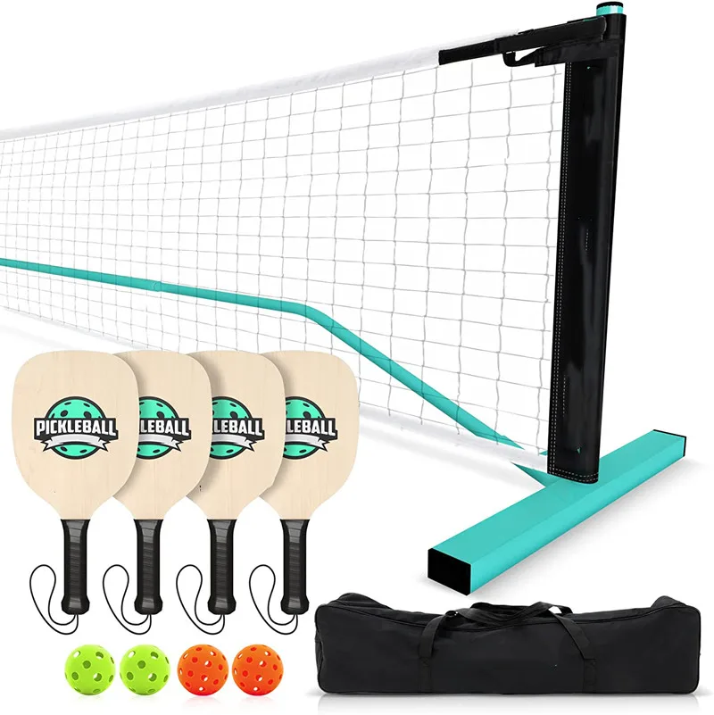 TPNS01B Retractable Pickle Ball Set Net and Tennis Net Set, Portable Pickleball Set With Net