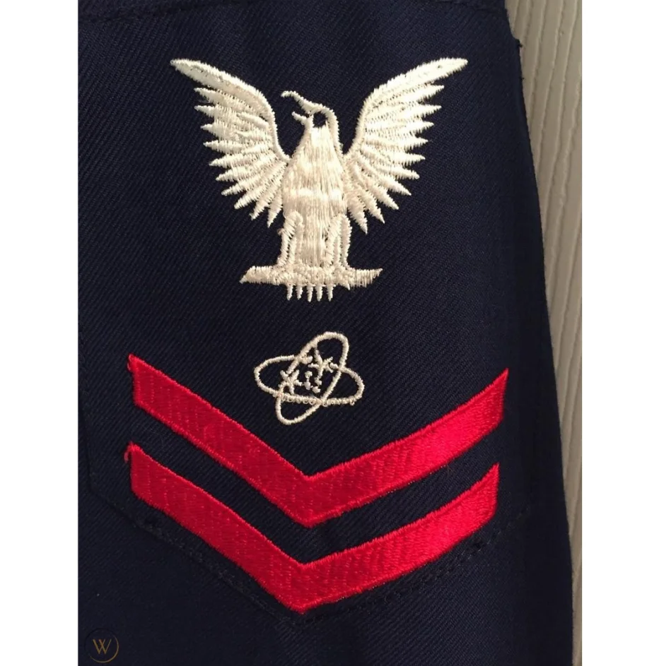 Classical Navy Blue Jacker and Pant Set With Embroidery Patches Custom Mens Officer Security Guard Uniform