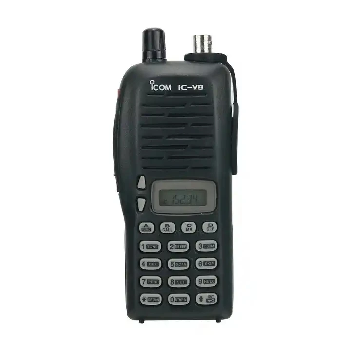 Ic-v8 1650mah Vhf Transceiver 5.5w High Power Radio Marine Walkie ...