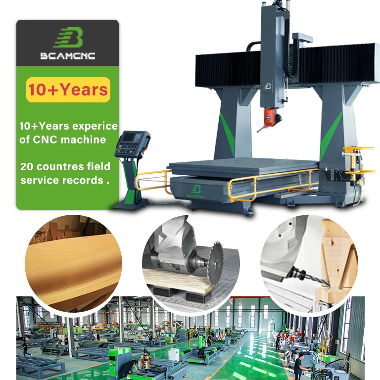 5 Axis Spindle Head Cnc Router BCM1325D for Sale Foam Door Manufacture Acrylic Metal Mold 3D MDF PVC EPS Soft