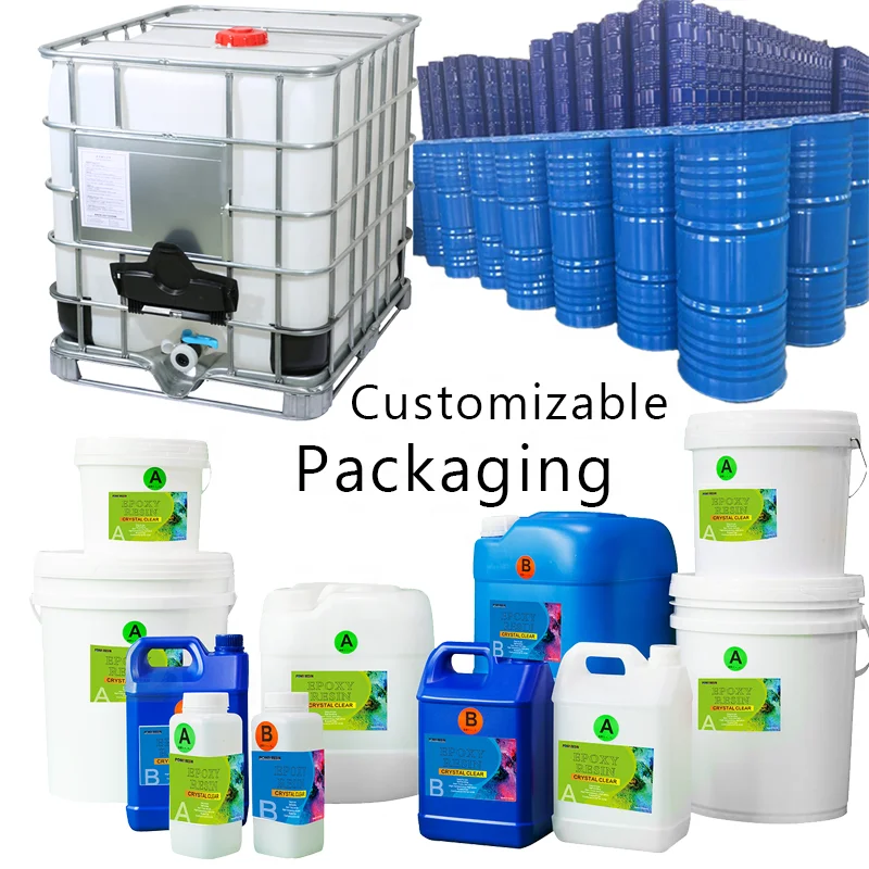 Factory Wholesale Liquid Crystal Clear Epoxy Resin For River Table Top