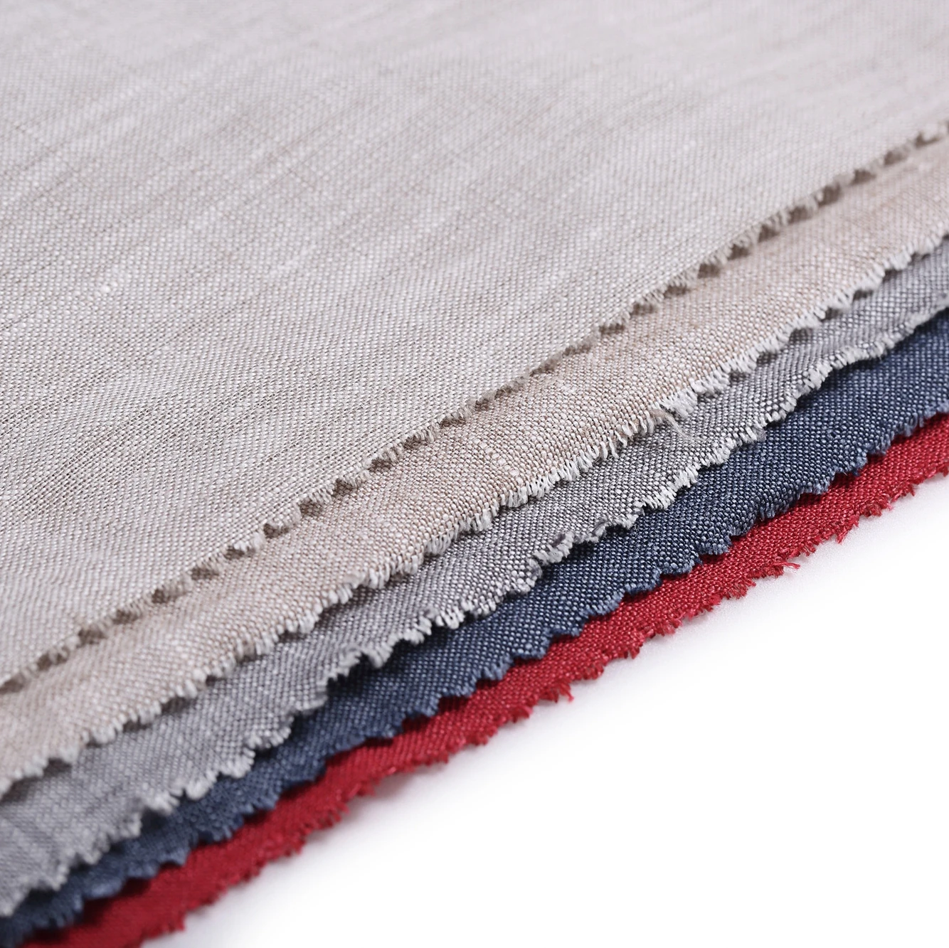 Xiaoyu Natural Wholesale Linen Fabric Linen Yarn Price Sweat Absorption Linen Clothing