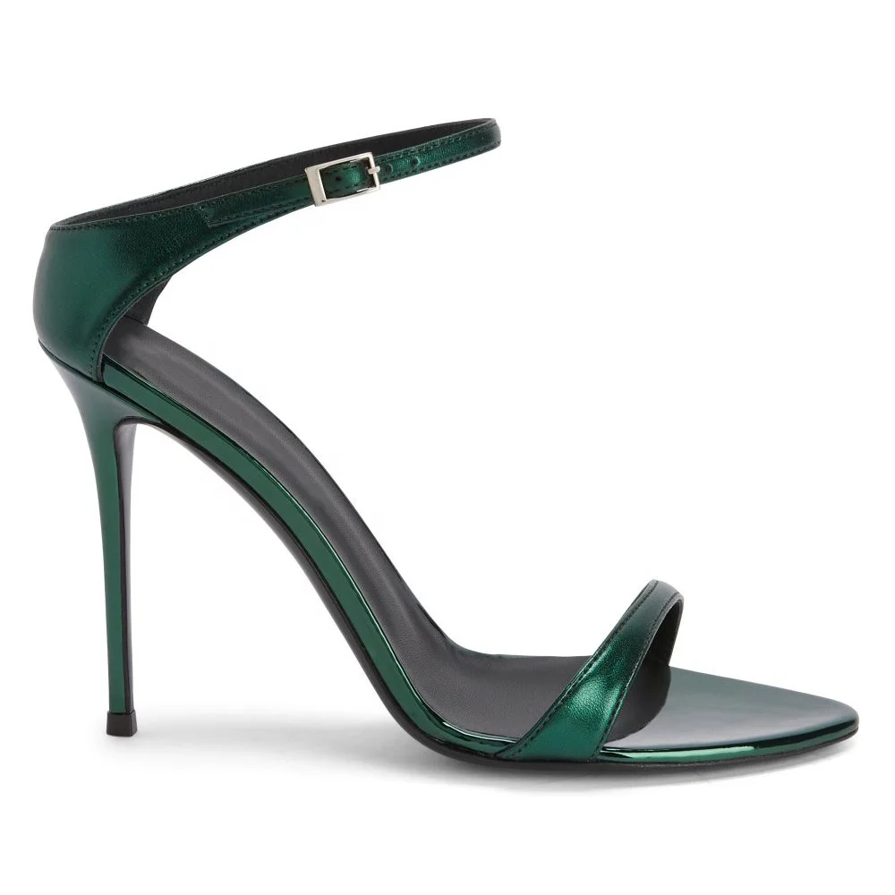 Tacón Alto Sandalias Mujer Talla 43 Mules De Tacón Alto Con Doble - Main Image