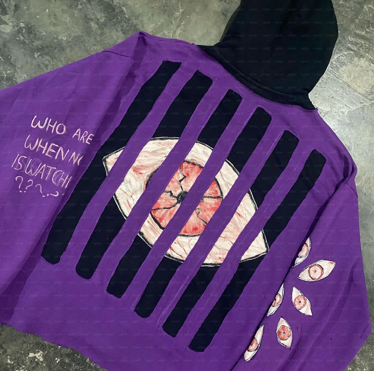 Y2K Clothing Custom Oversized Heavyweight 430GSM Boxy Cotton Blank Pullover Cut and Sew Boxy Applique Embroidery Logo Hoodie Men gallery 4