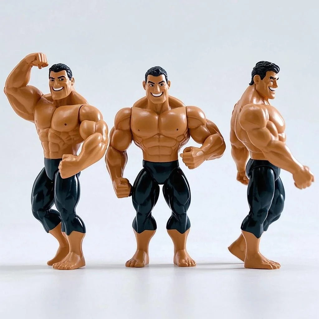 Custom Action Figure Model PVC & Plastic Collectible Vinyl Art Toys Strong Man Toy Dolls Gift