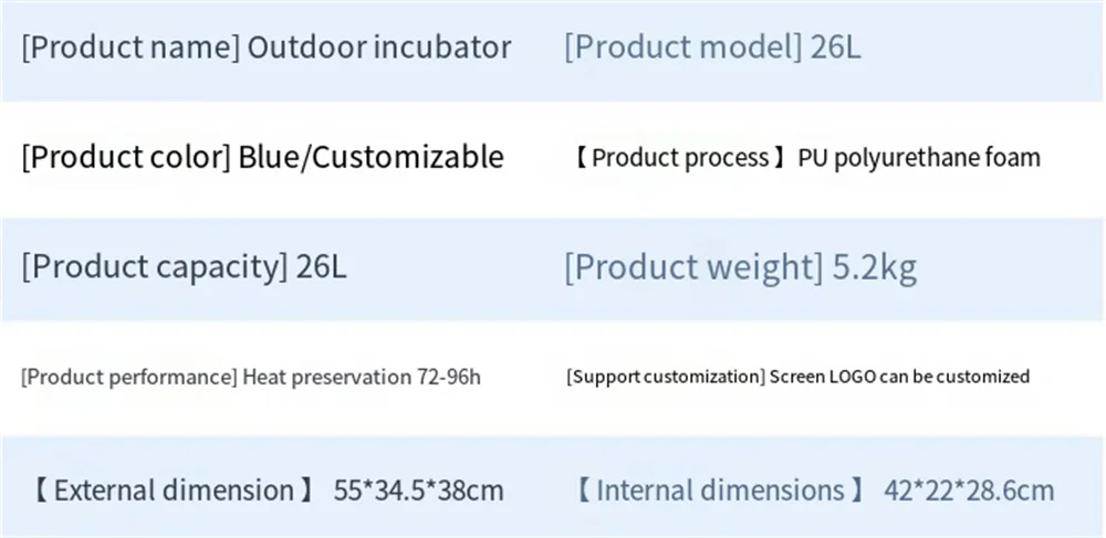 Oem custom factory wholesale outdoor 26l portable incubator picnic camping refrigerator cold storage box