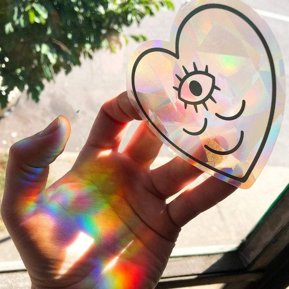 Butterfly SUN CATCHER Decal RAINBOW Suncatcher Window Decal / Sticker /  Cling / Film Car Diffraction Aesthetic Prism Rainbow Maker 