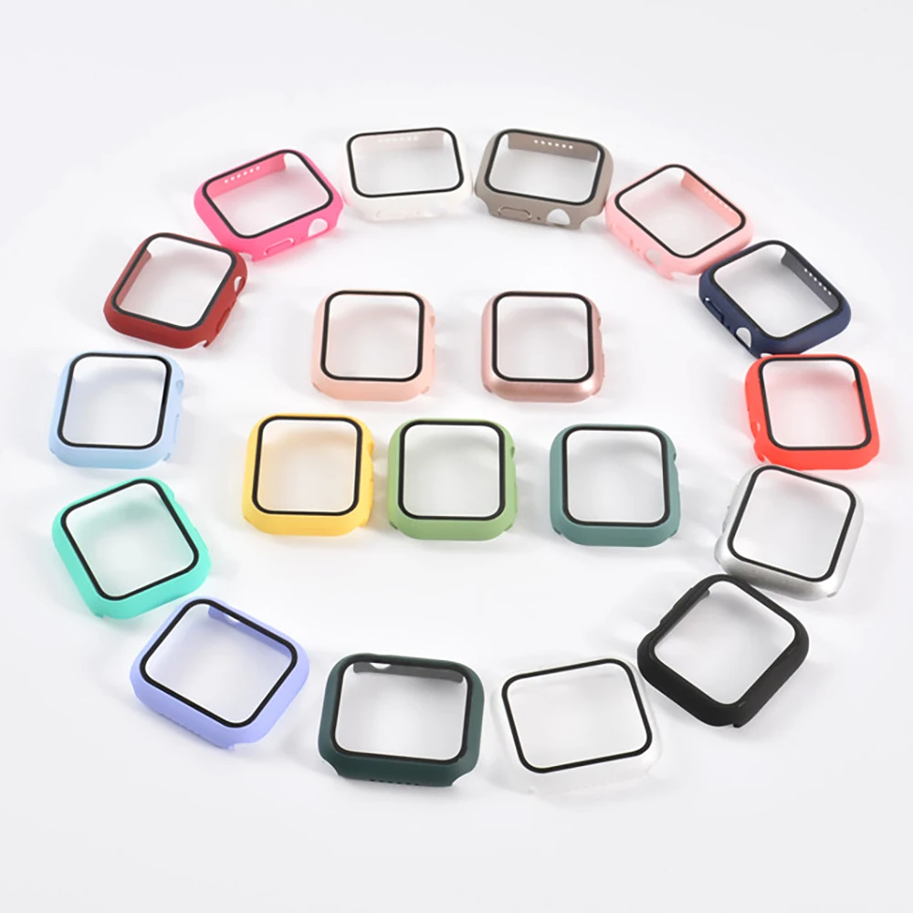 Hot Sales Tempered Hard Full Screen Protector Watch Cover Case For