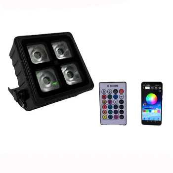 Portable 6in1 Led Par Light App Remote Controlled High Brightness Rgb Stage Lighting for Wedding Dj Party Concert Event Indoor
