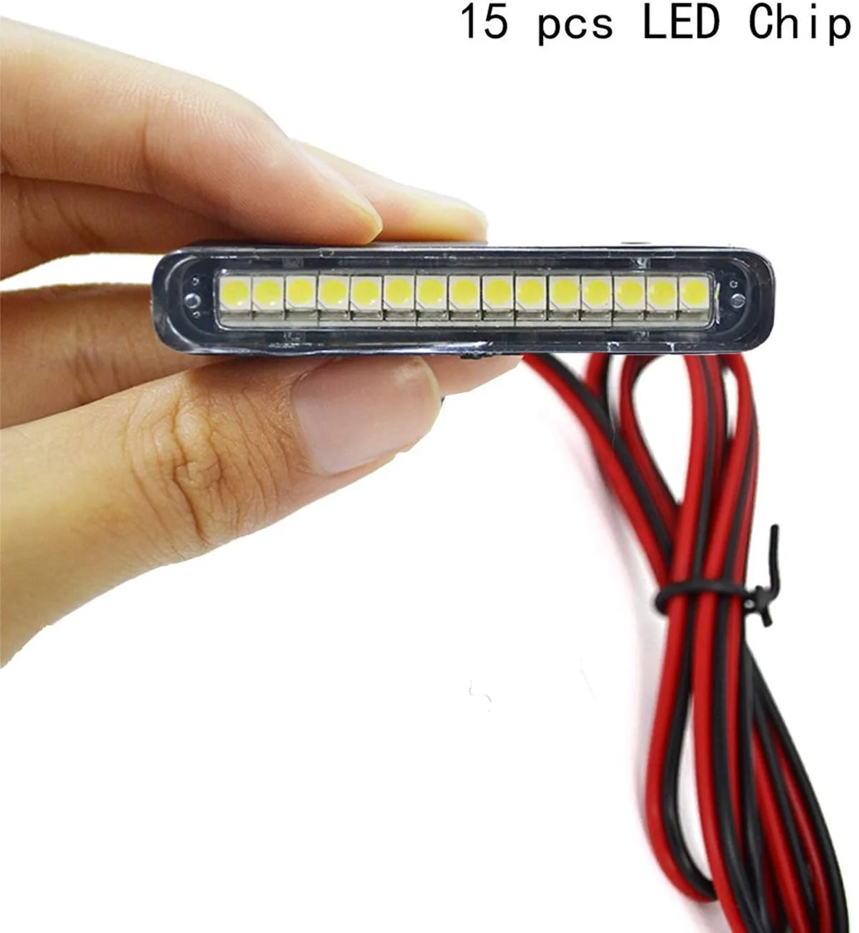 Motorcycle Waterproof led light with 15 pcs white led for License Plate Light,Backup Light,taillight or Brake Light