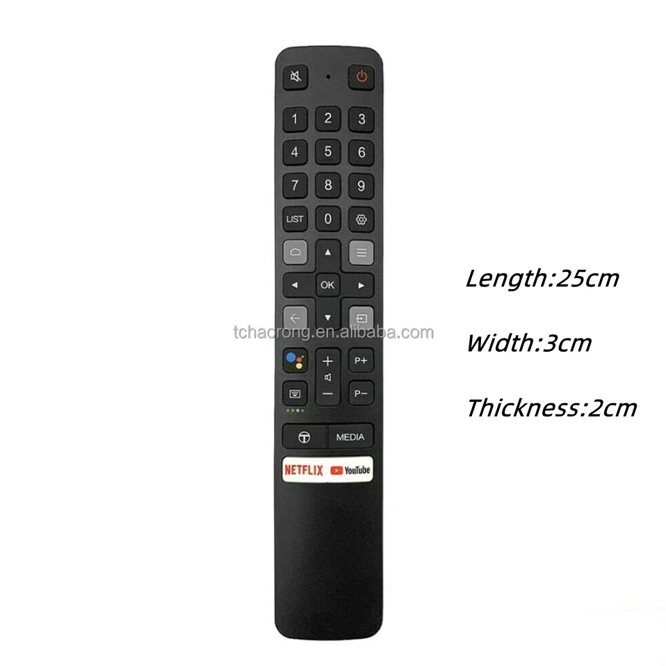 New Replacement Rc901v Fmr1 For Tcl Voice Lcd Tv Remote Control With