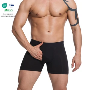 Hygieia Custom Boxers for Men High Quality Long Pouch Cotton Underwear Boxers Pour Hommes Plus Size Male Underwear Boxer for Men