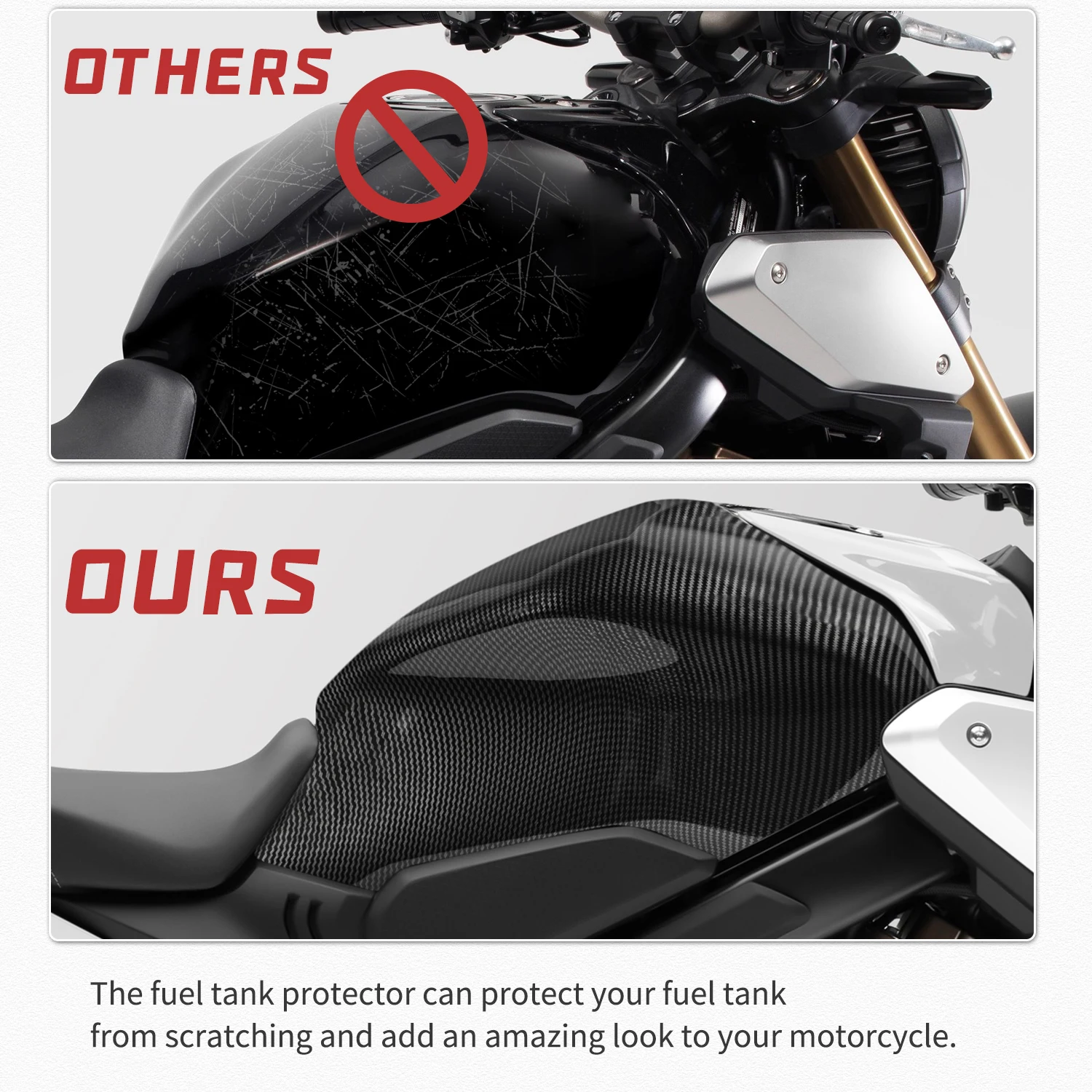 XXUN Motorcycle Accessories - CB650R & CBR650R Tank Covers