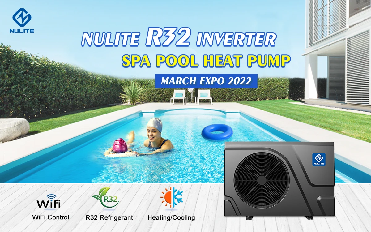 Nulite R32 Refrigerant 7kw To 25 Kw Swimming Pool Heat Pump 50m3 To 80m3 Pool Water Heater Buy
