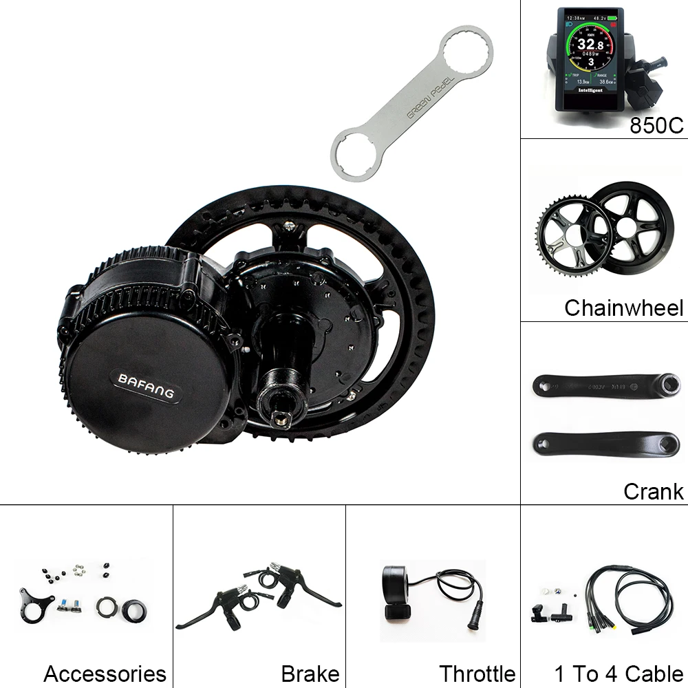 Mid Drive Motor Bafang Bbs02b,Kit 